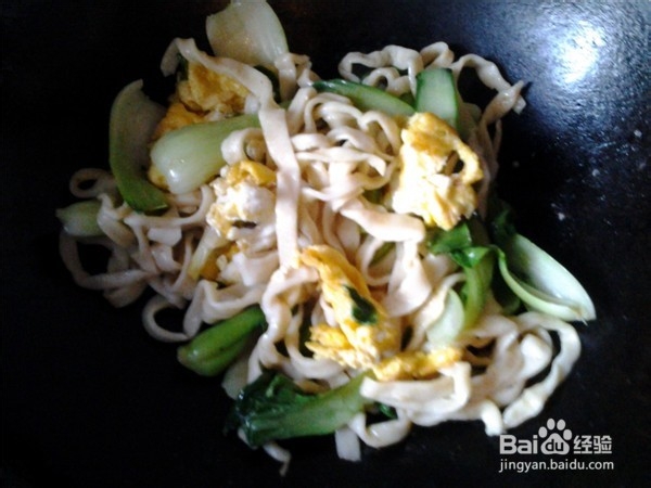 油菜鸡蛋手擀面大聚会——劲道浓香