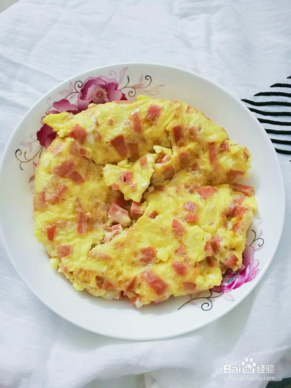 电饭锅火腿煎蛋