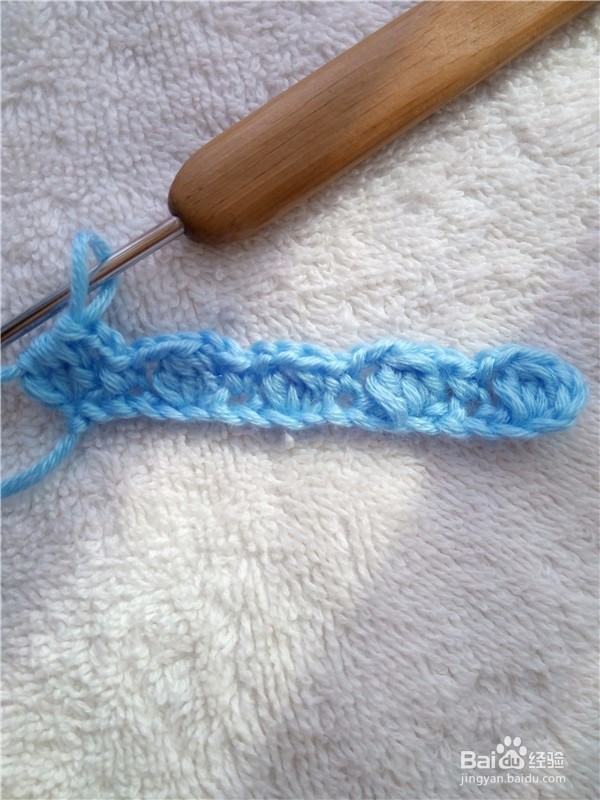 钩针枣型针的钩法