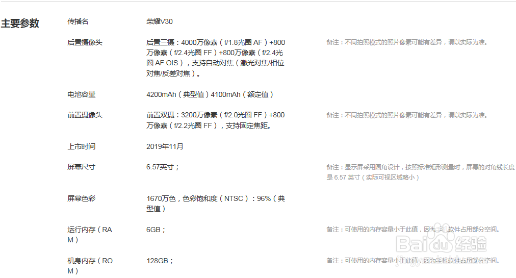 荣耀x10对比荣耀v30