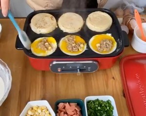 在家动手做鸡蛋汉堡