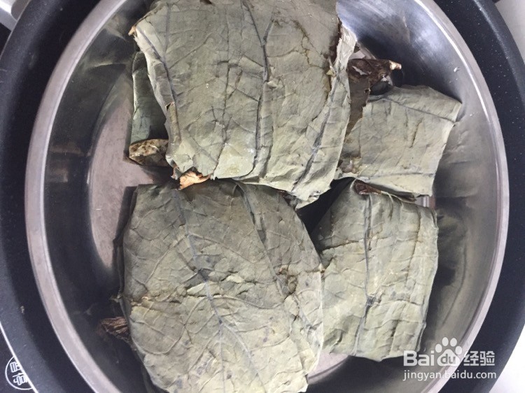 荷叶糯米鸡的做法