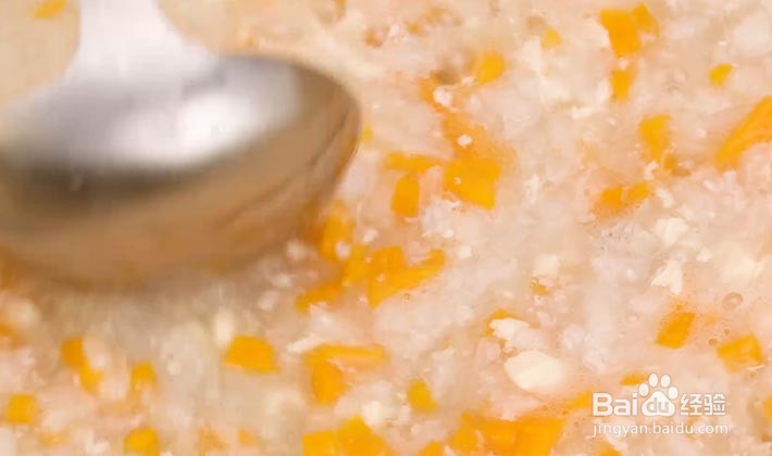 南瓜豆腐肉糜粥怎么做