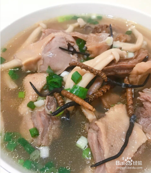 阿胶虫草鸭汤