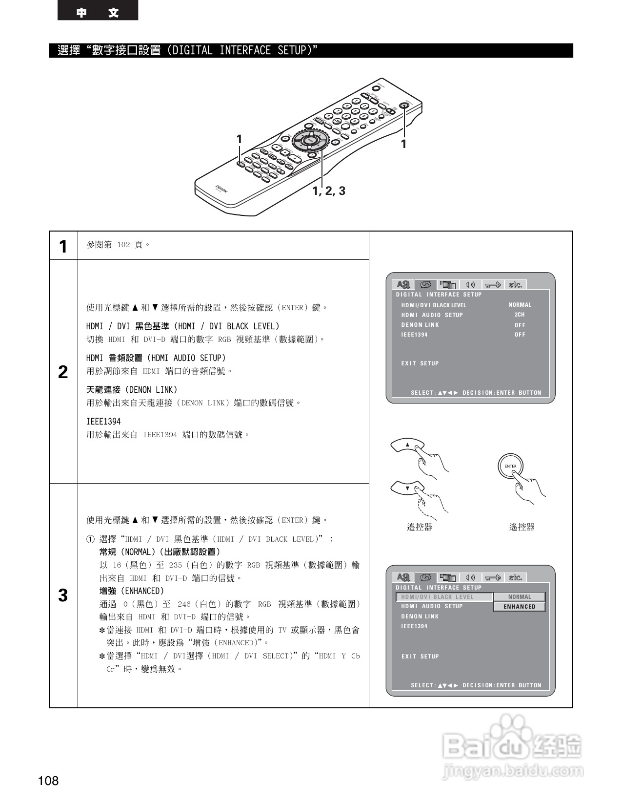 DENON DVD音频-视频/超级CD播放机DVD-3910说明书:[6]