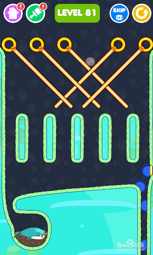 Save The Fish的LEVEL 81怎样过关？