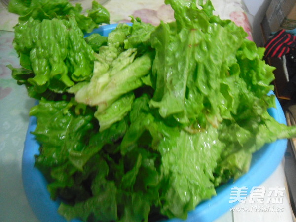 爆炒生菜的做法