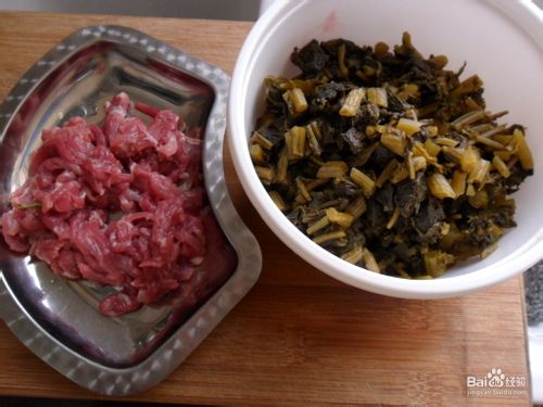 雪菜笋丁炒肉丝