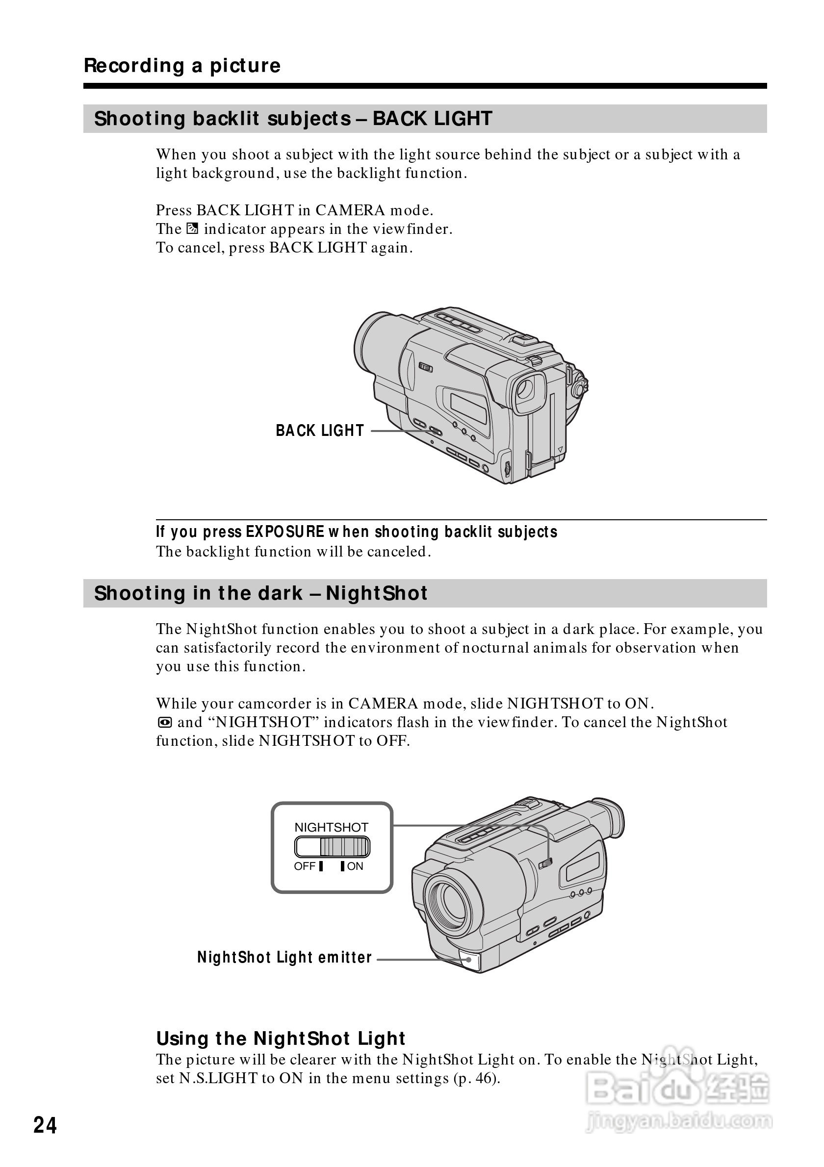 索尼CCD-TR818模拟摄像机说明书:[3]
