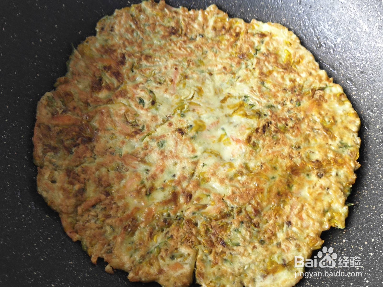 连翘花煎饼的做法