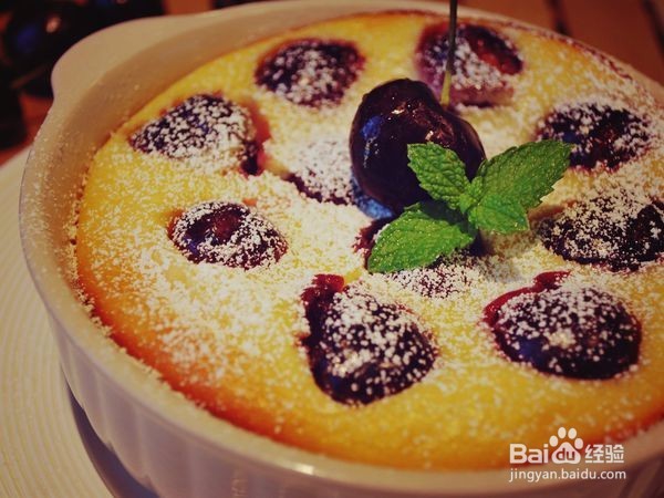 法式甜点～樱桃克拉芙缇 Cherry Clafoutis