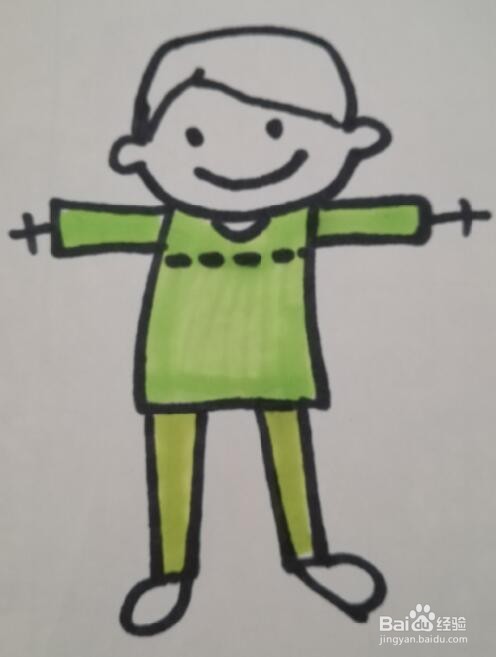 男孩的画法 男孩的简笔画