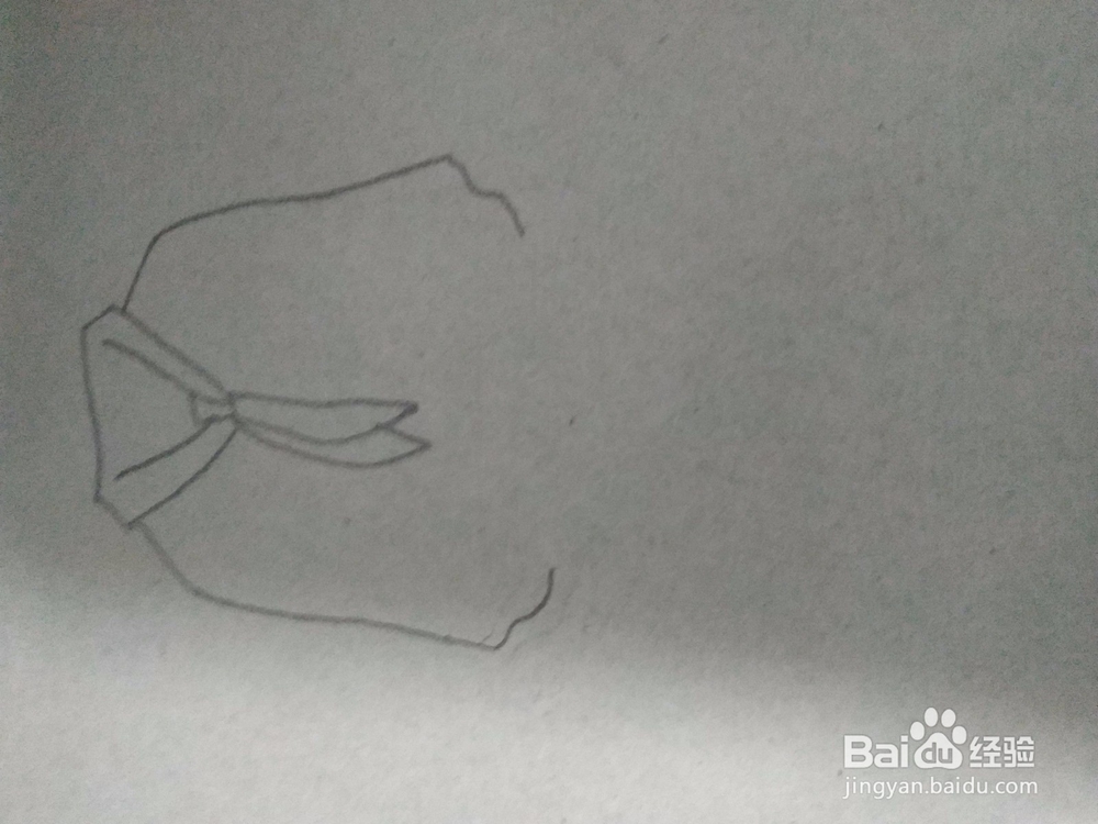 水手服的简笔画教程
