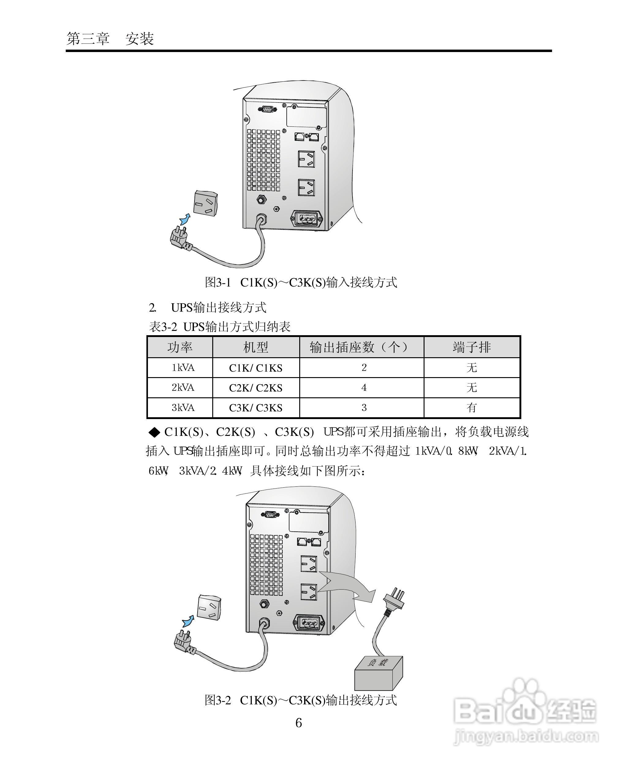 山特电子城堡系列C1K-3K UPS电源使用手册:[2]