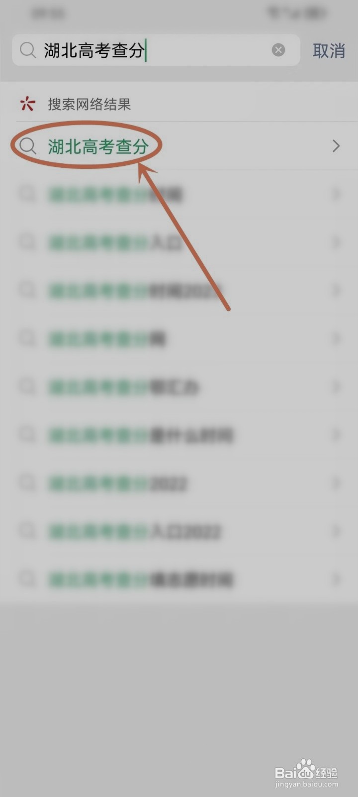 年湖北高考查分入口