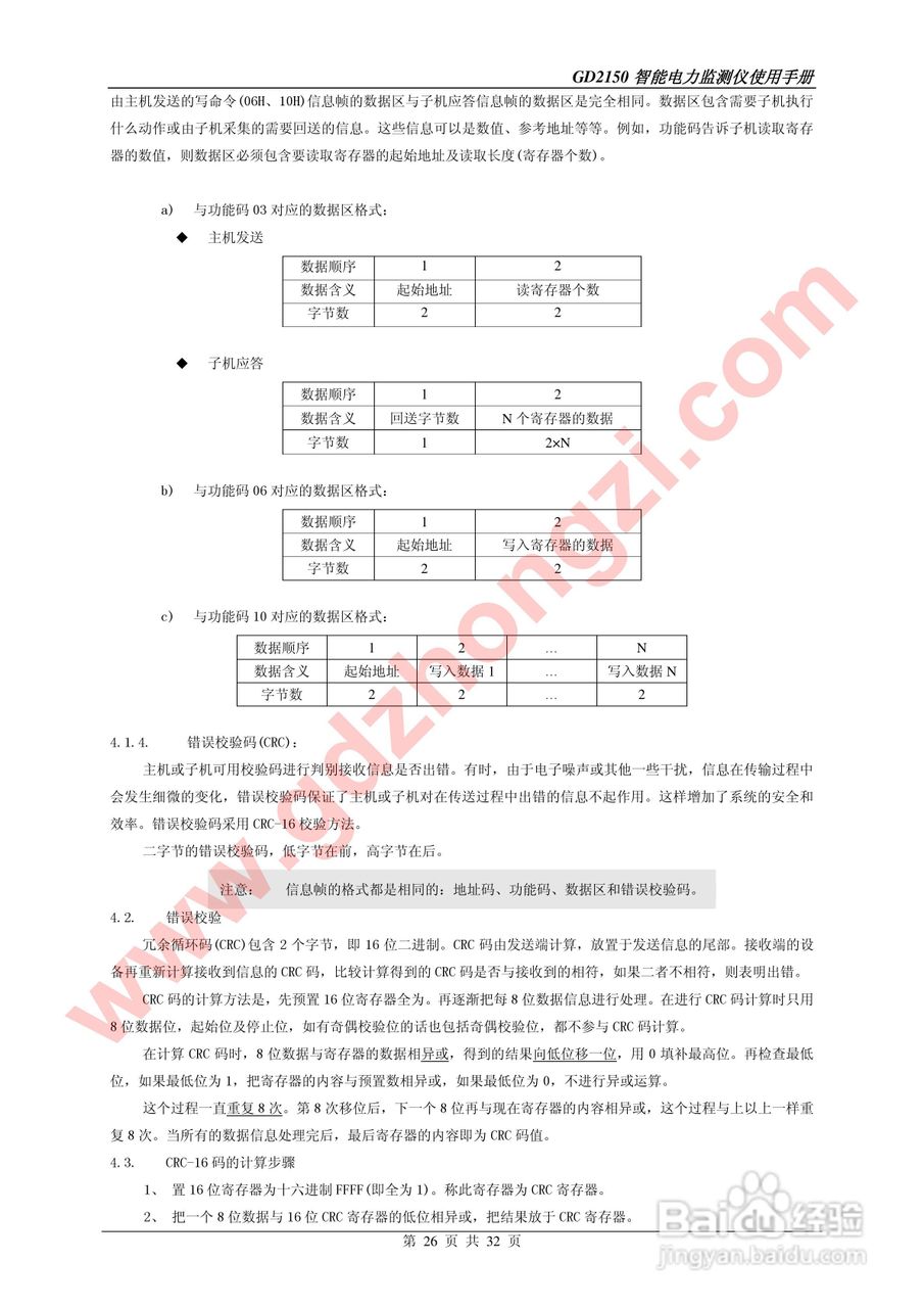 国电中自GD2150智能电力监测仪使用说明书:[3]