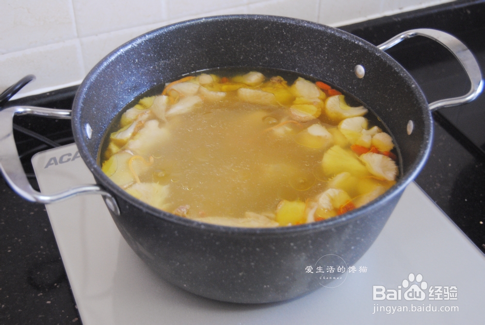 给对象做的猴头菇炖鸡汤