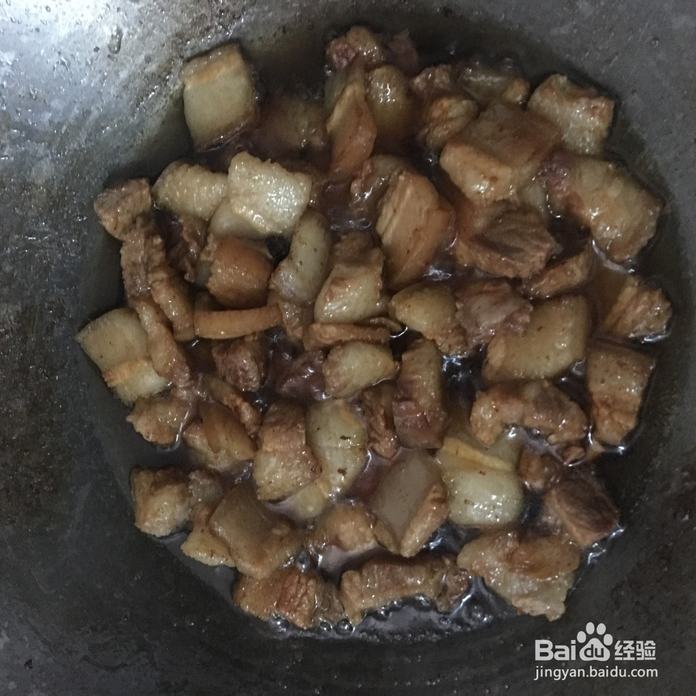 土豆丝焖五花肉