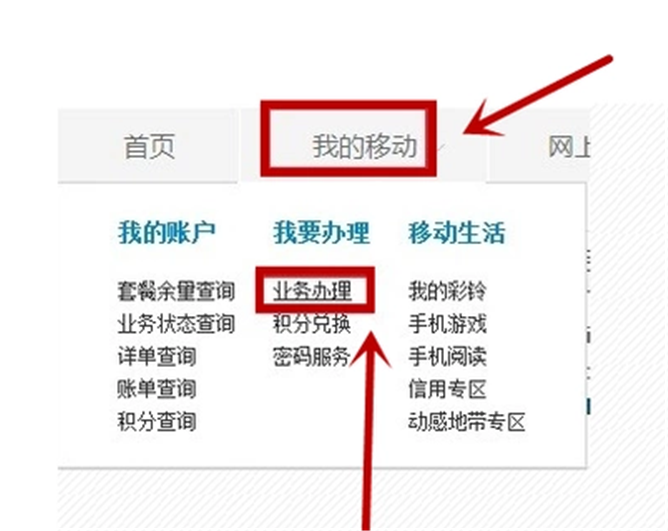 中国移动如何取消省内定向流量包