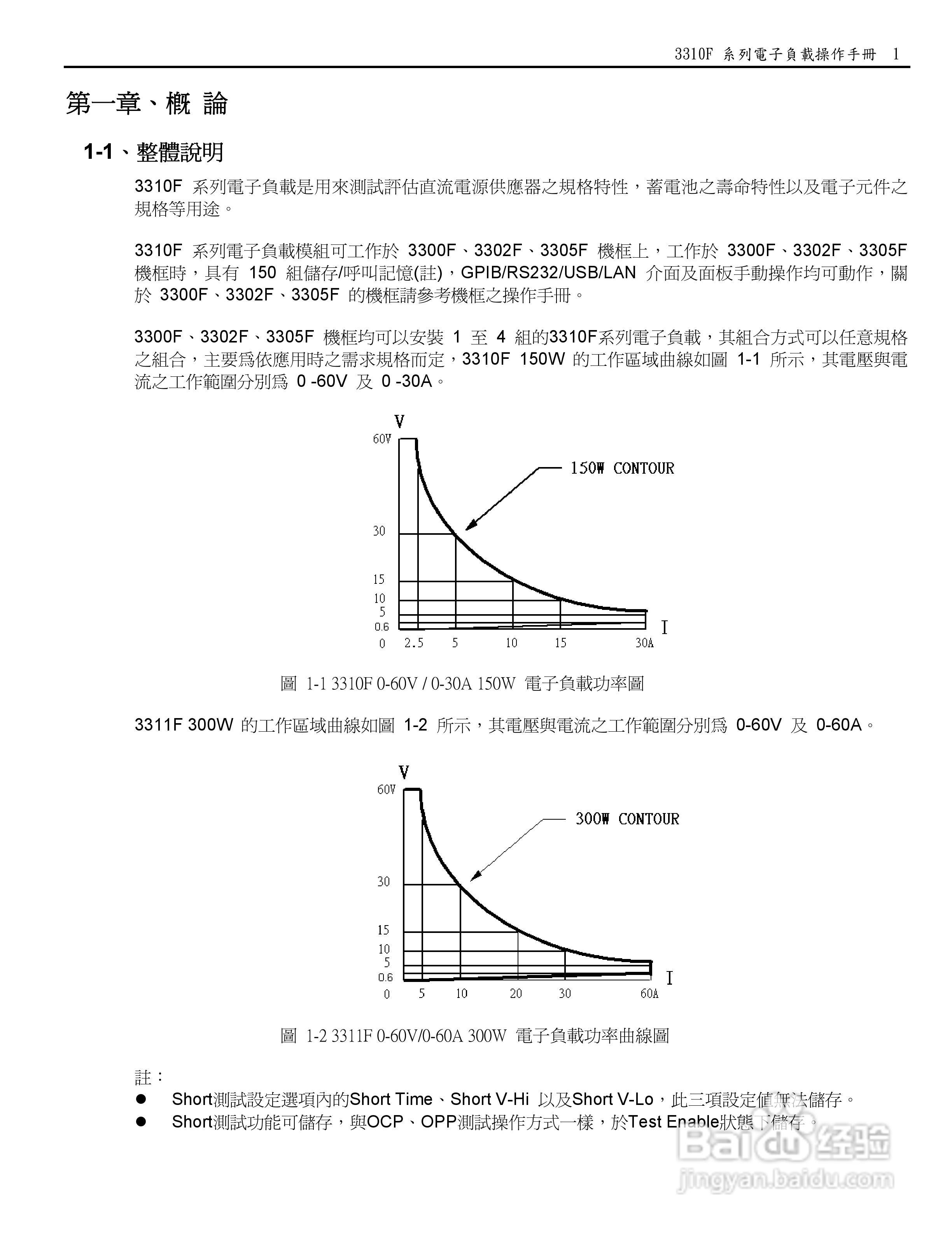博计3310F系列电子负载使用说明书:[1]
