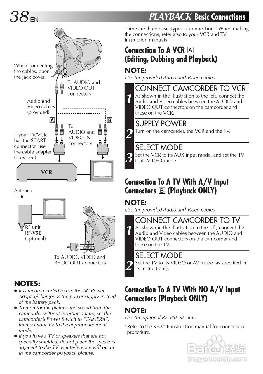 胜利JVC GR-AX680数码摄像机使用说明书:[4]