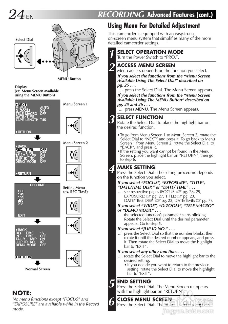胜利JVC GR-FX505数码摄像机使用说明书:[3]