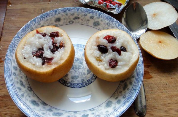 蔓越莓八宝酿梨