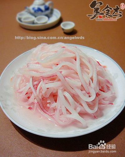 糖醋水萝卜的做法