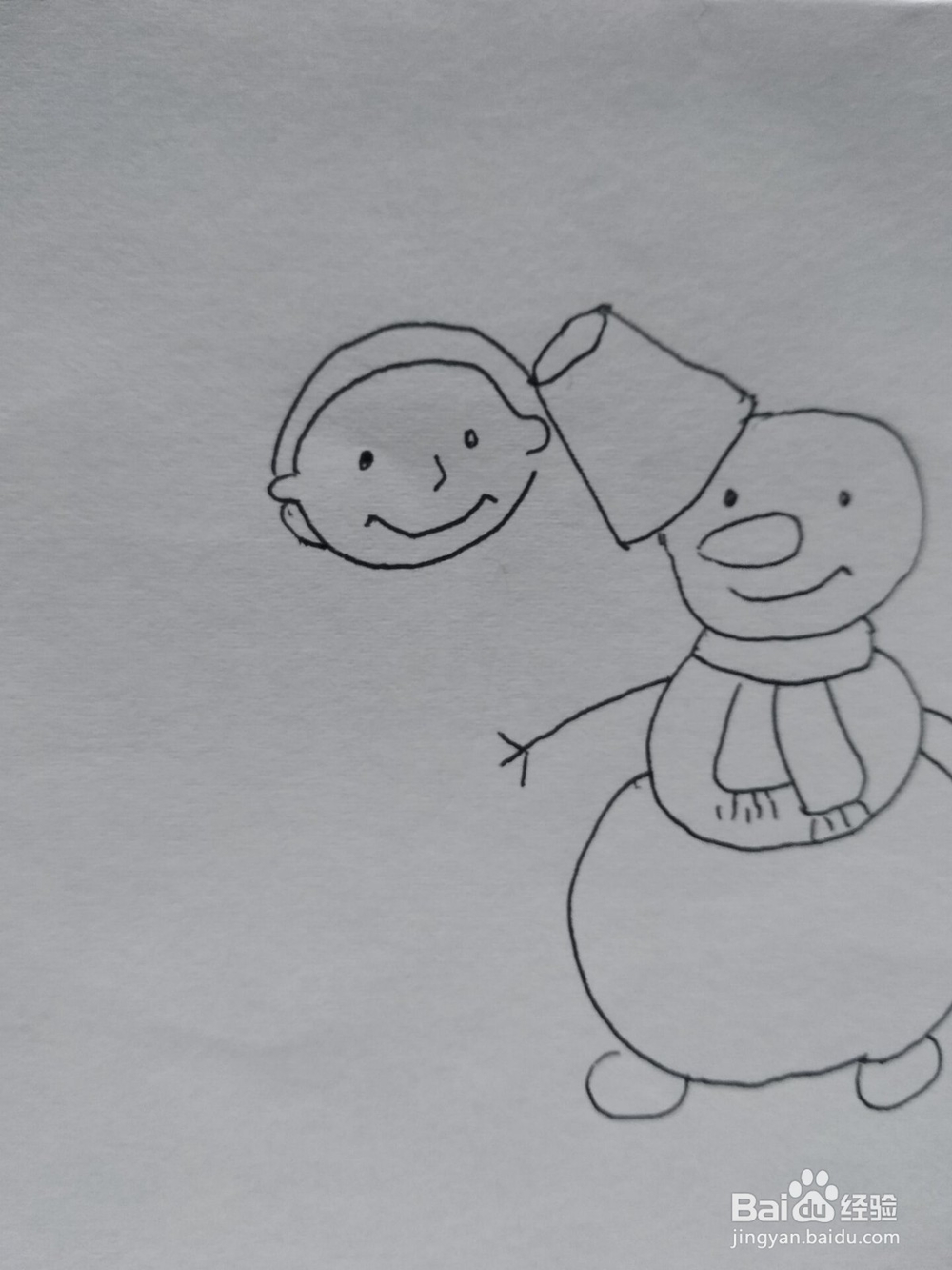 冬天来了简笔画步骤