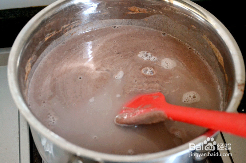 桂香红豆圆子羹的做法