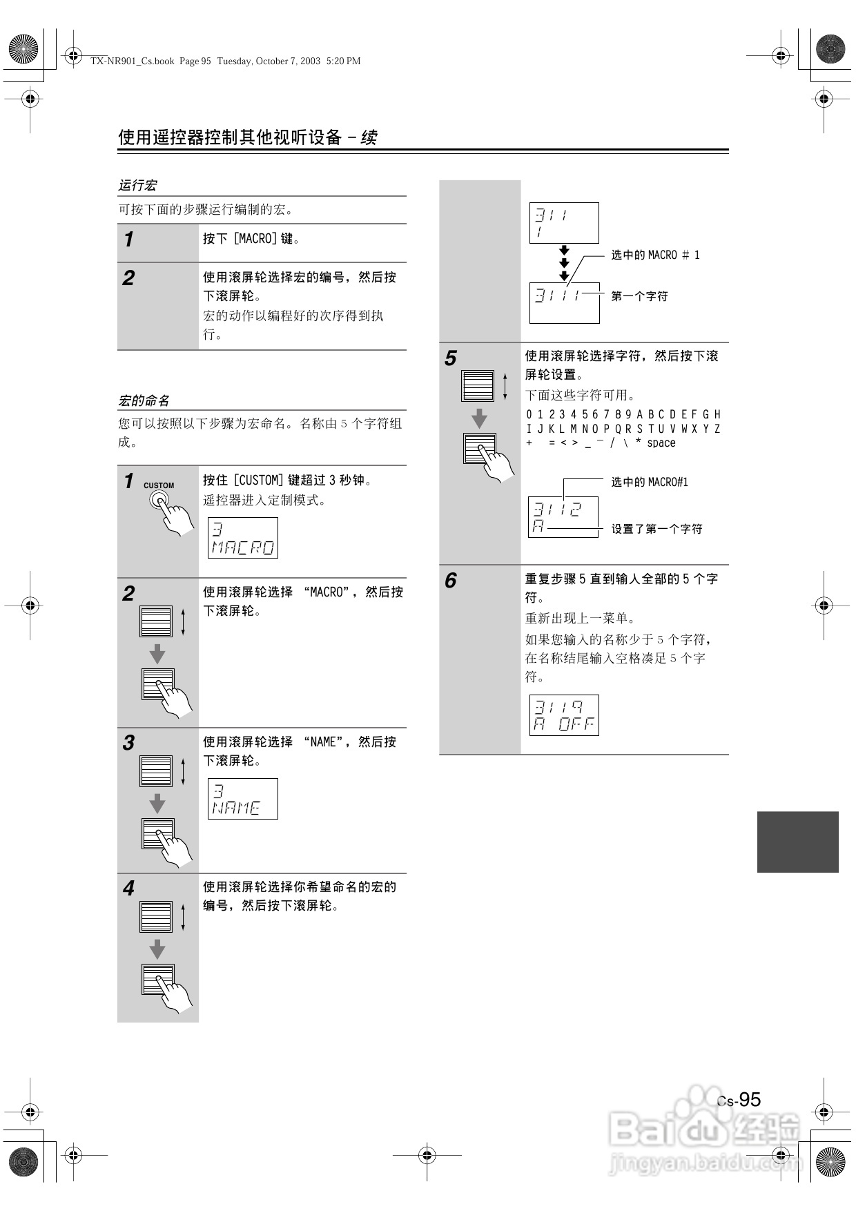 安桥AV接收机TX-NR901型使用说明书:[5]