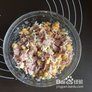 玉米火腿奶酪包的做法