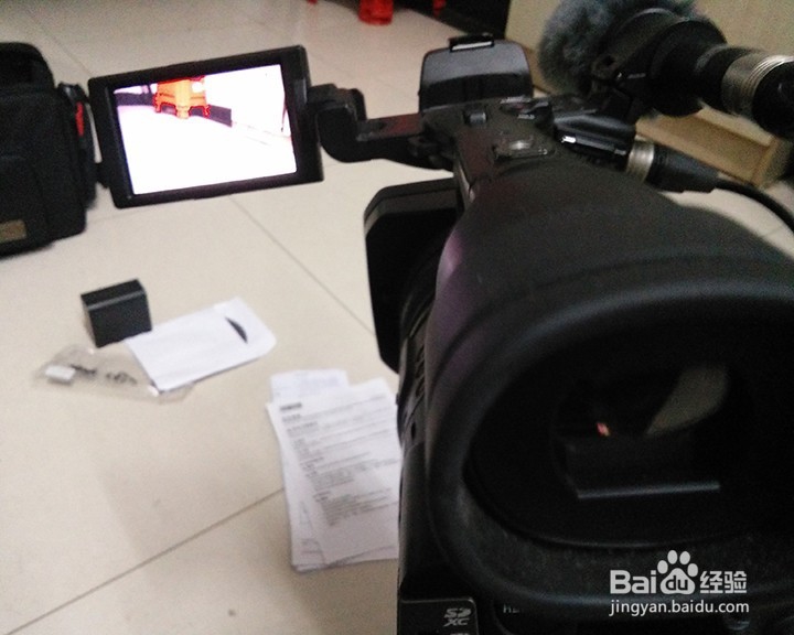 索尼（SONY）HXR-NX3 专业摄像机开箱晒物