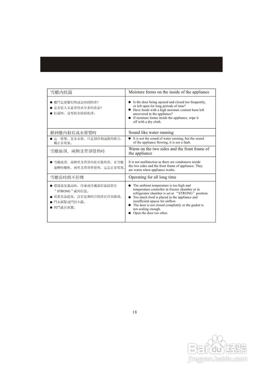 美国北极FH24S双门雪柜说明书:[3]