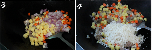 咖喱排骨芝士烤饭