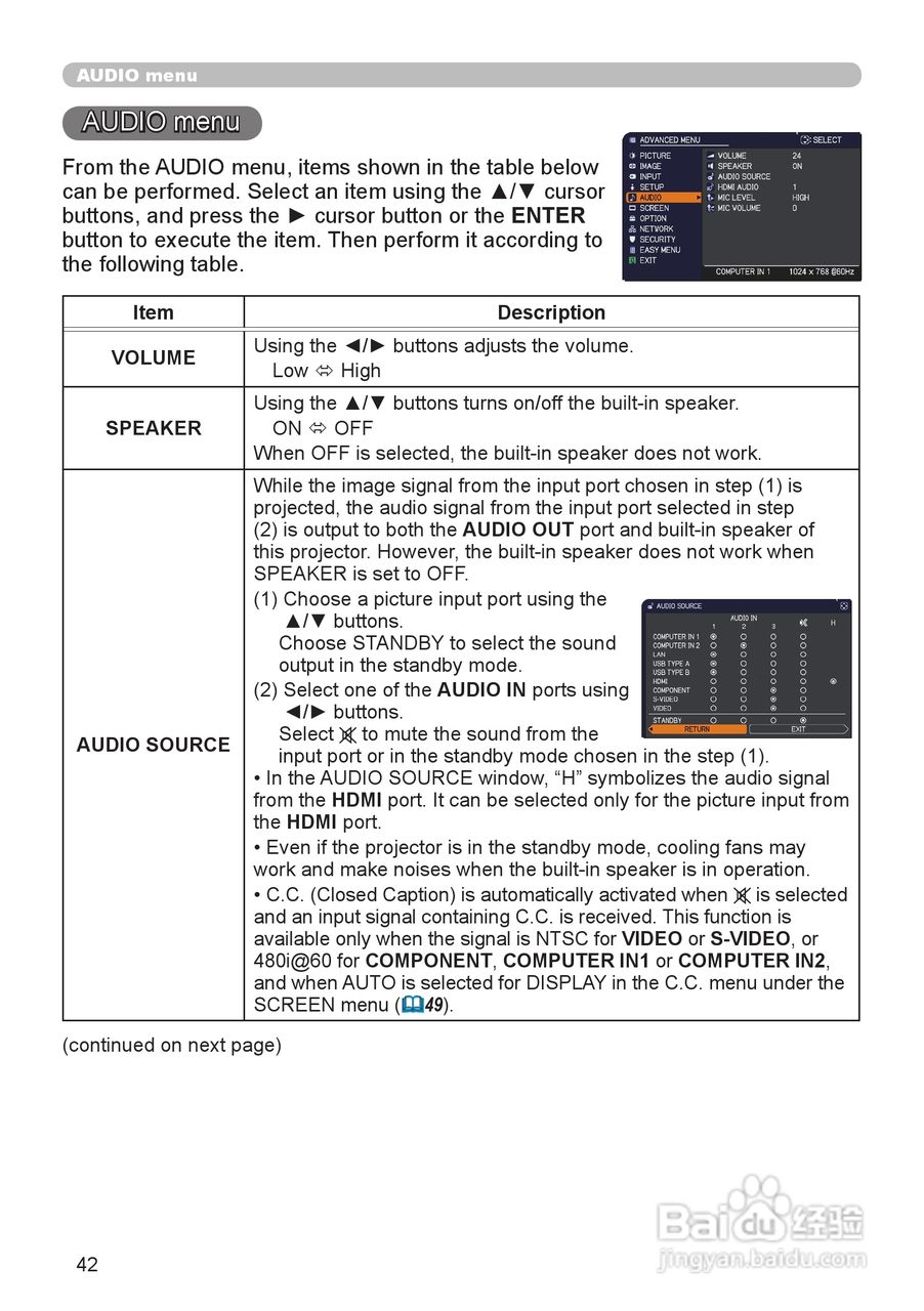 日立 CP-WX3011N投影机说明书:[5]