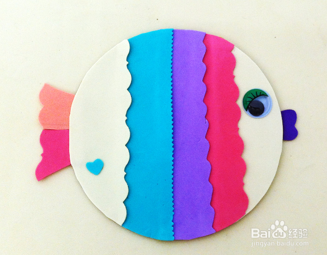 光盘制作小动物 可爱的接吻鱼杯垫手工教程