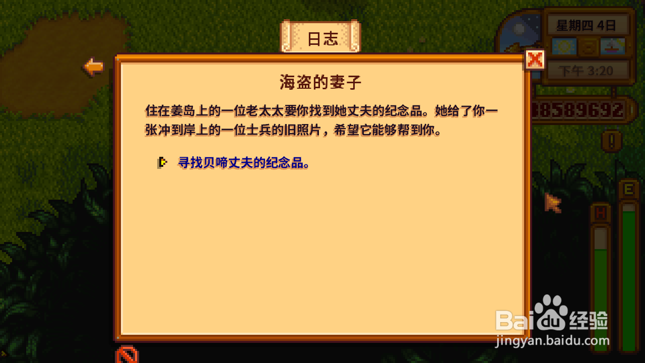 星露谷物语海盗的妻子任务怎么做