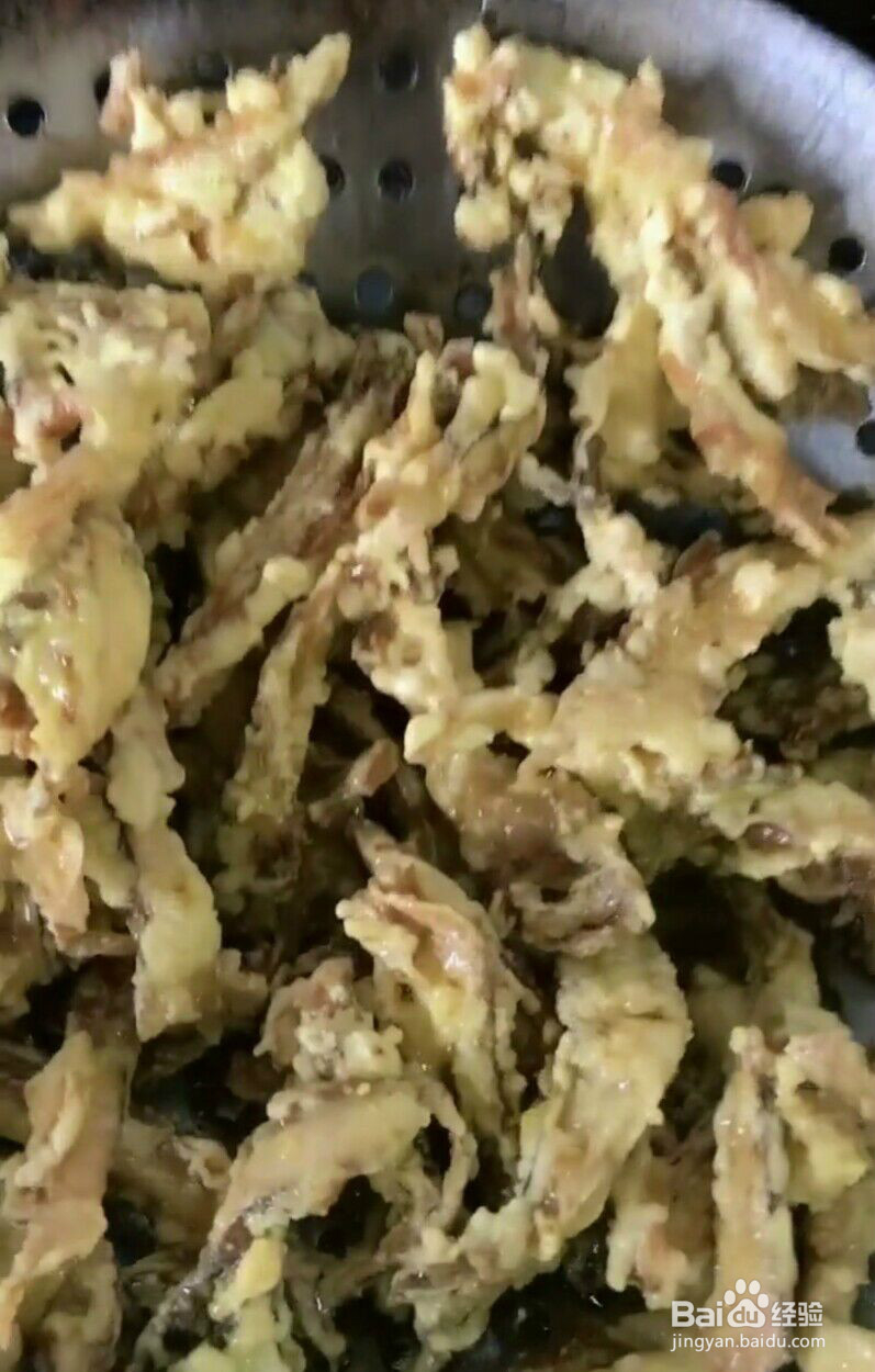 炸香蘑菇的做法