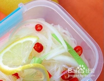 美味柠檬粉丝的做法