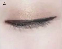 .单眼皮小烟熏妆