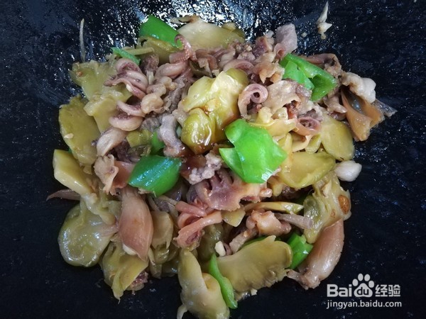 香辣干锅鱿鱼的做法