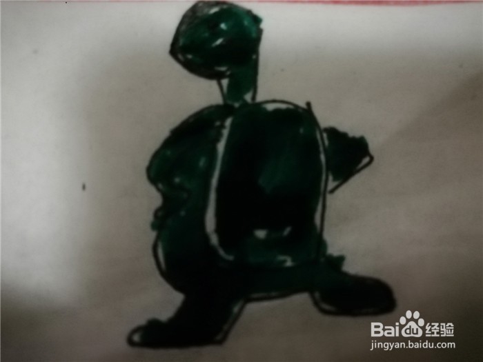 怎么样用简笔画画小乌龟