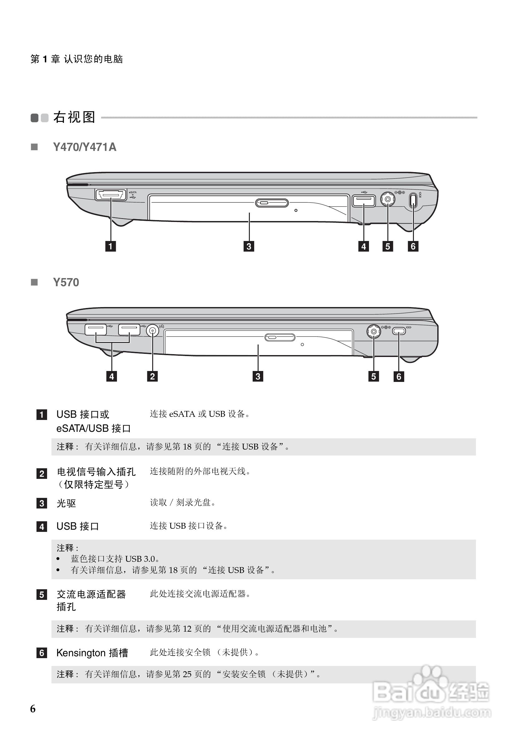 联想Lenovo Y470P笔记本电脑使用说明书:[1]