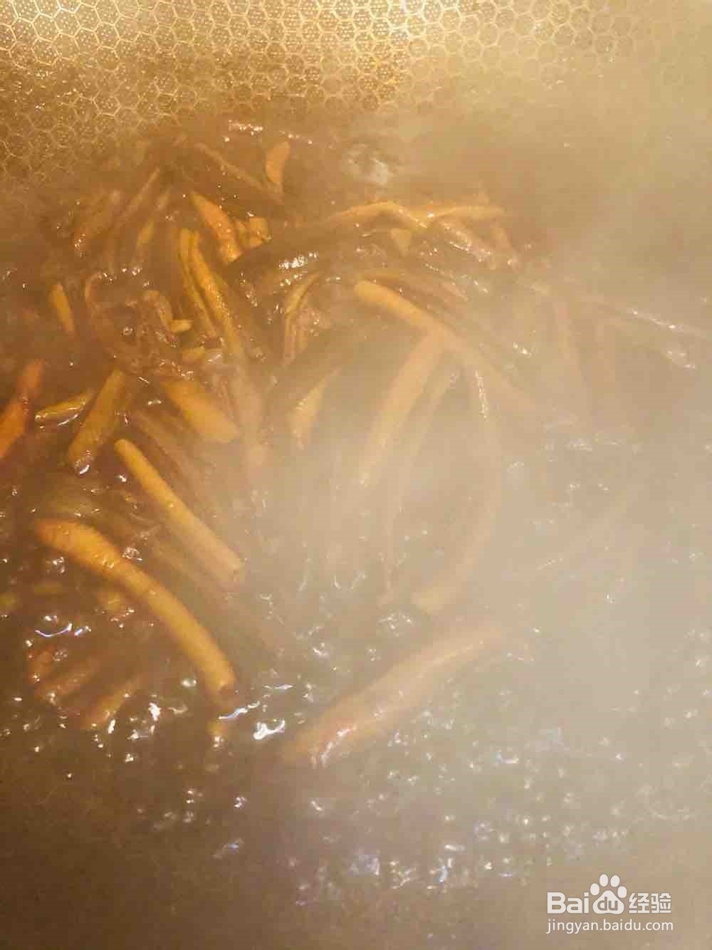 美味的响油鳝丝