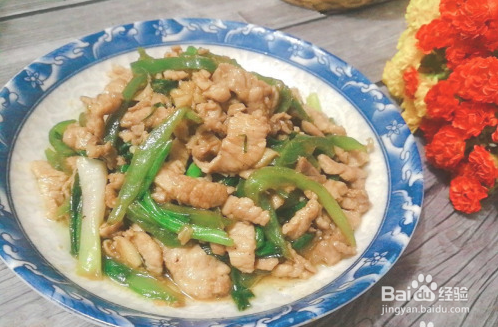 青椒炒肉丝怎么做