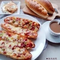 牛奶面包——简易披萨