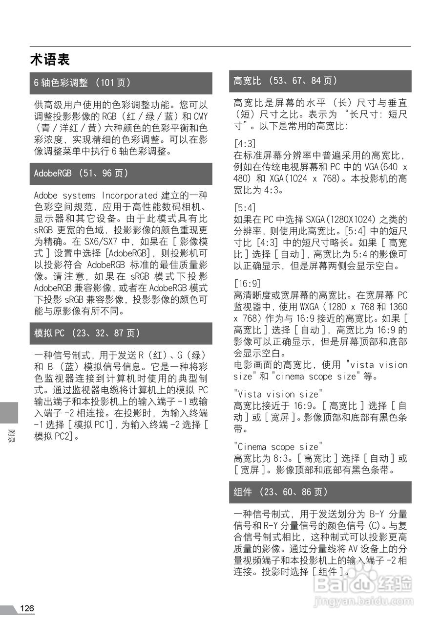 佳能SX6投影仪使用说明书:[13]