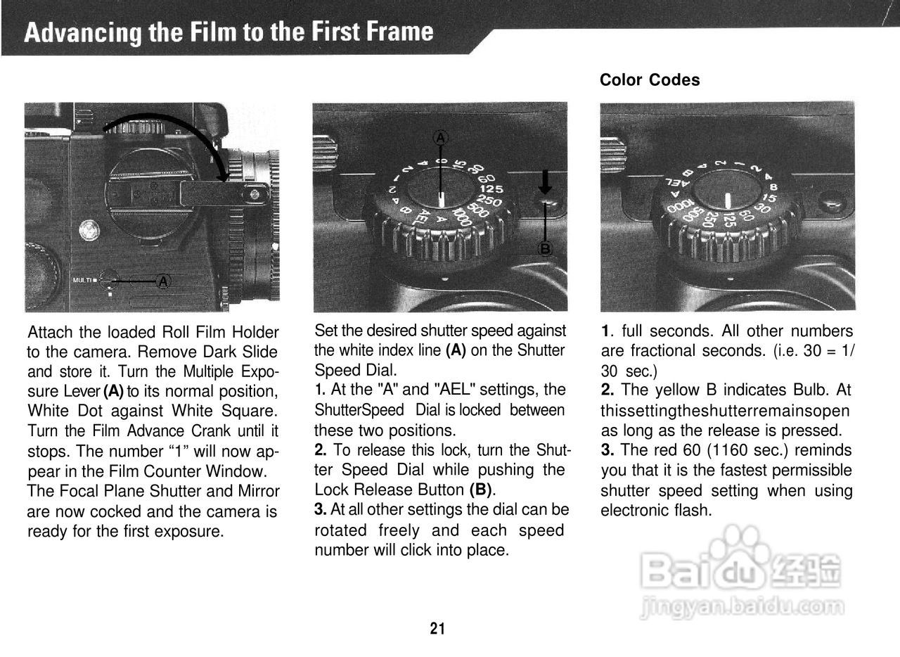 Mamiya 645 Pro数码相机说明书:[3]