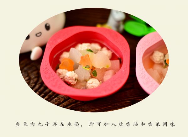 樱花冬瓜鳕鱼丸子汤